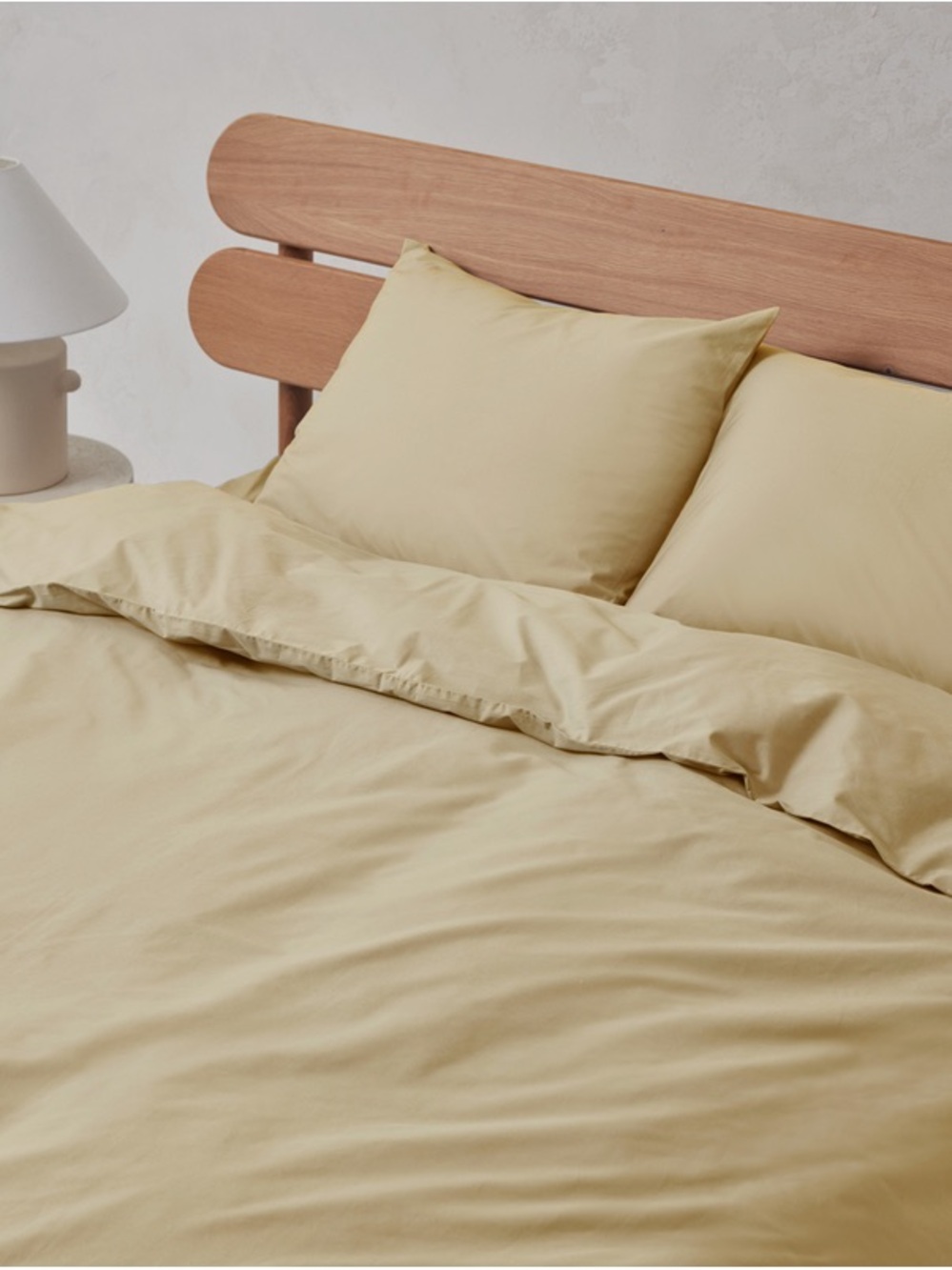Pact Home Spray Green Organic Room Service Sateen Duvet Cover